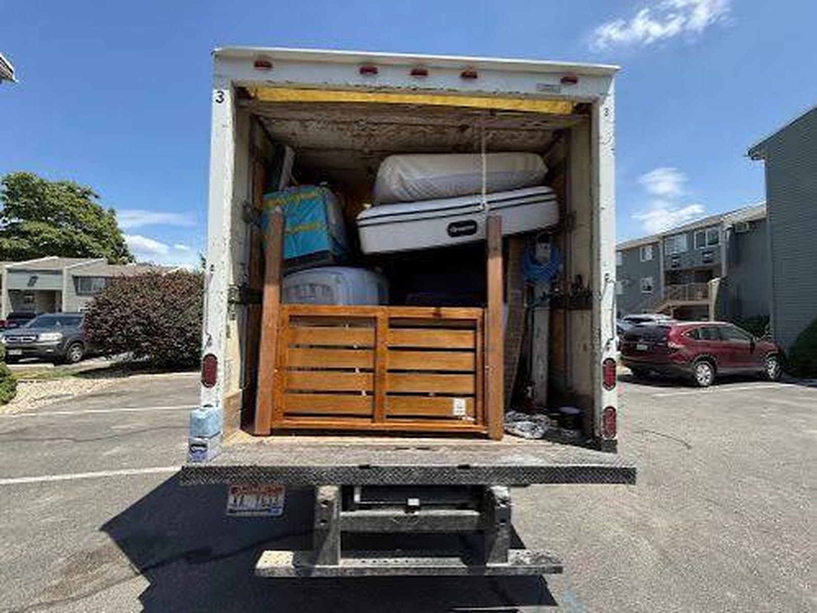 Mattress & bed-frame removal — junk-removal job